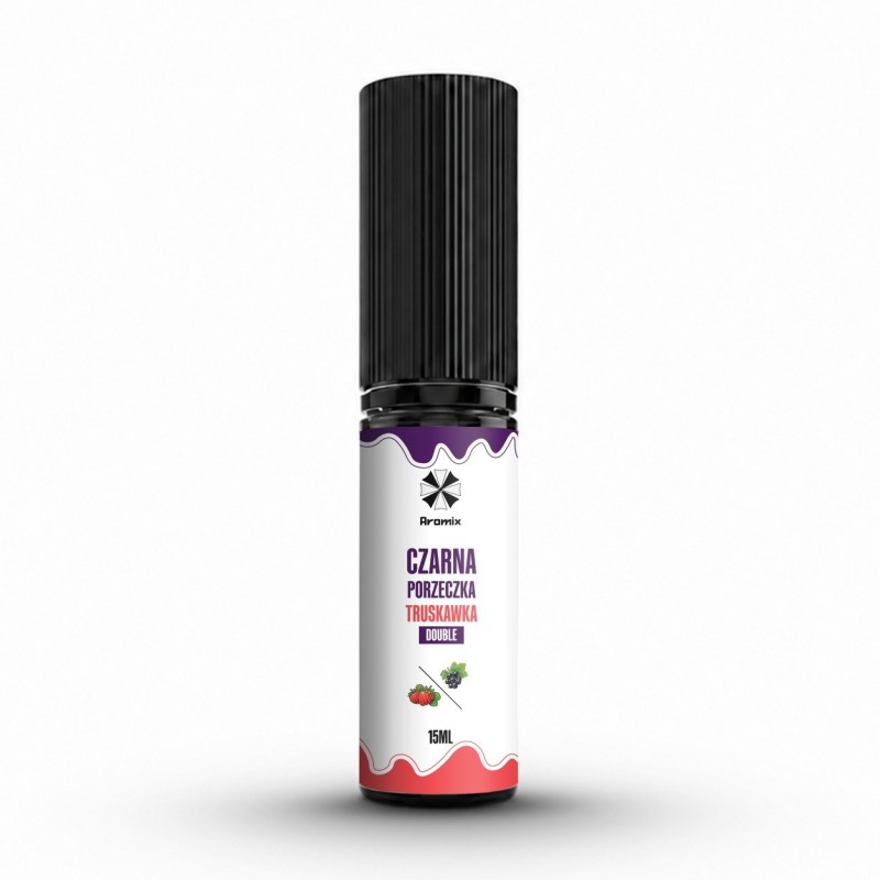 Aromat AROMA DOUBLE 15ML - CZARNA PORZECZKA TRUSKAWKA